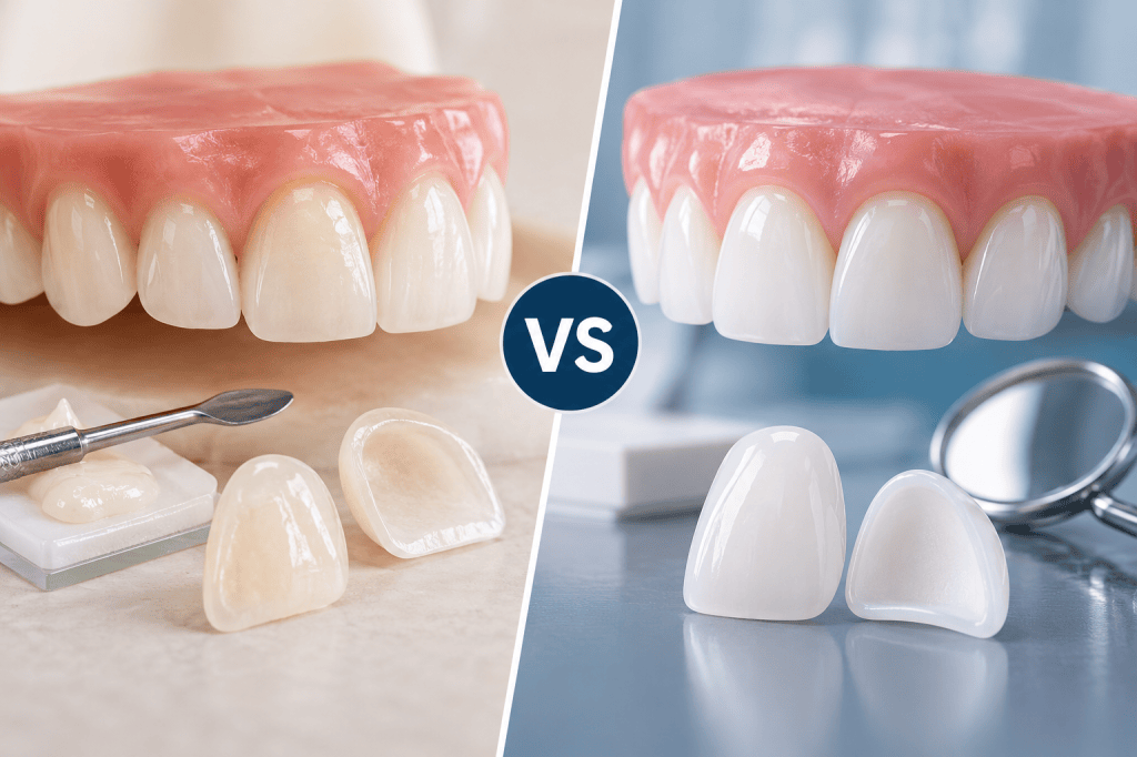 Composite Veneers vs Porcelain Veneers